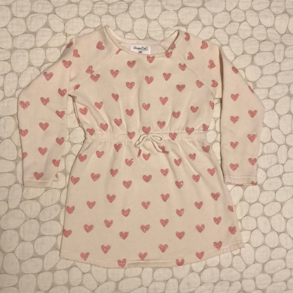 Sovereign Code girls sweatshirt heart dress